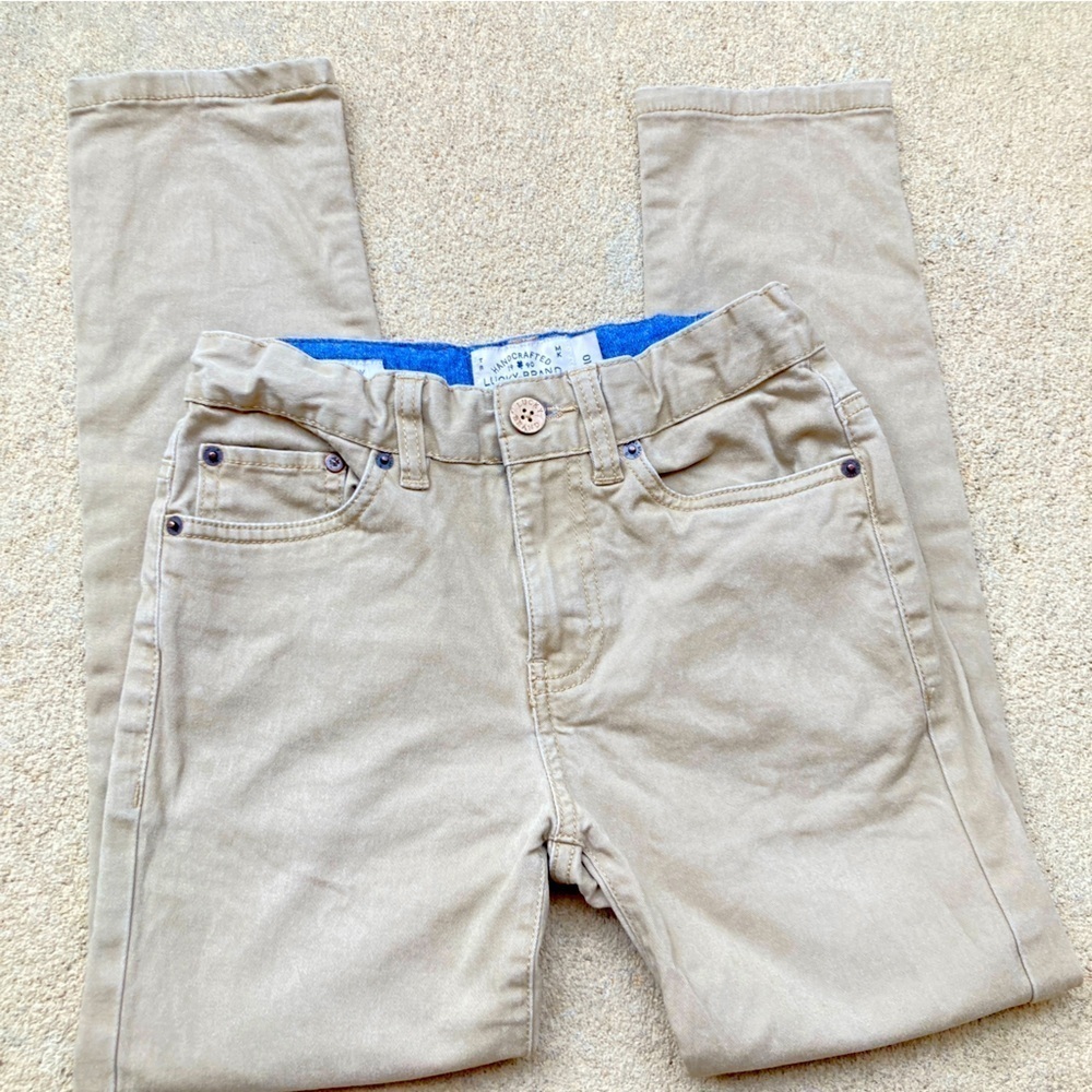 Lucky Brand Khaki Chino Skinny Jeans Kid’s Size 10